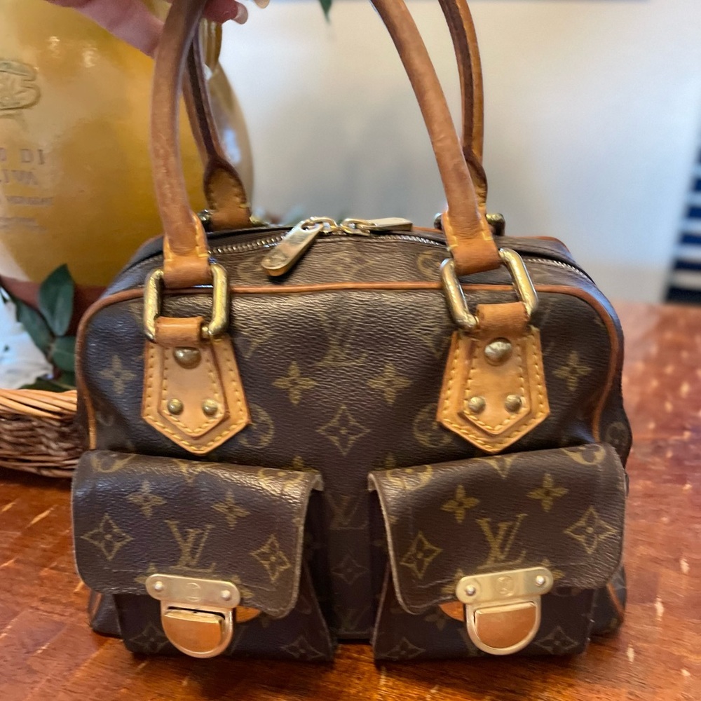 Louis Vuitton Manhattan Top Handle Vintage Authentic